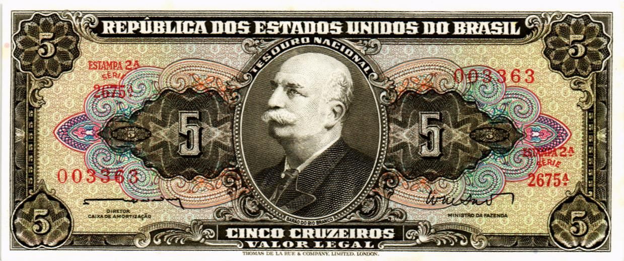 БРАЗИЛИЯ 5 КРУЗЕЙРО мини 1