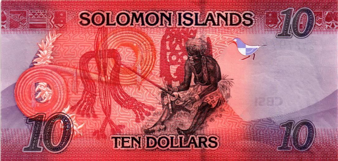 СОЛОМОНОВЫ ОСТРОВА 10 ДОЛЛАРОВ мини 2