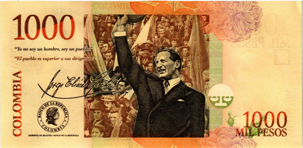 КОЛУМБИЯ 1000 ПЕСО (27.08.2014) мини 2
