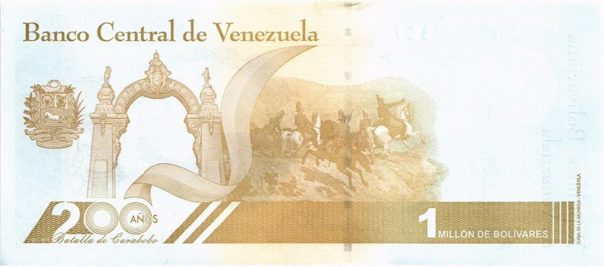 ВЕНЕСУЭЛА 1000000 БОЛИВАР мини 2