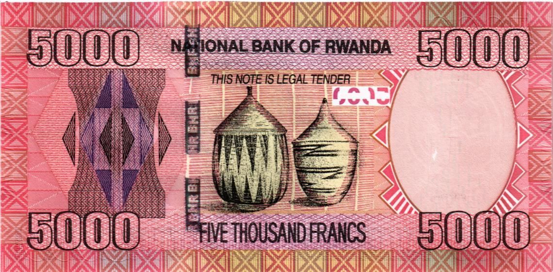 РУАНДА 5000 ФРАНКОВ мини 2