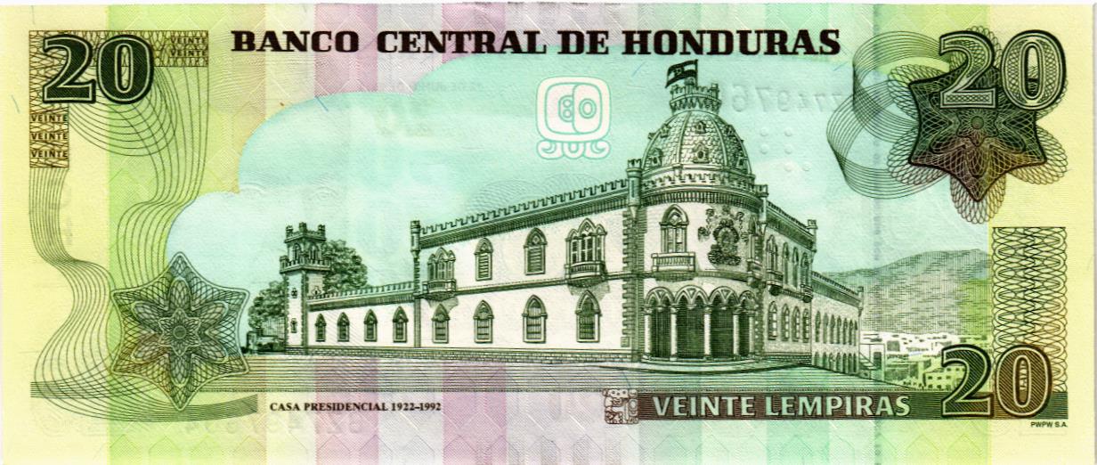 ГОНДУРАС 20 ЛЕМПИР мини 2