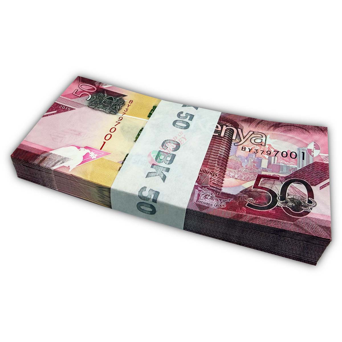 КЕНИЯ 50 ШИЛЛИНГОВ (100 БАНКНОТ) мини 1