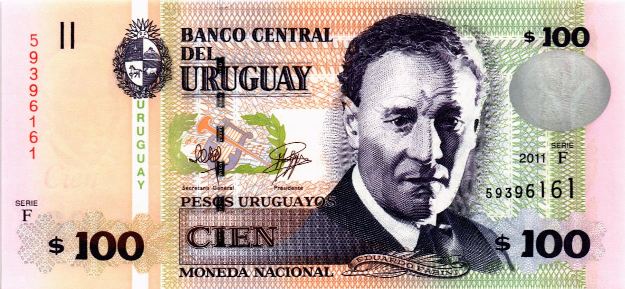 УРУГВАЙ 100 ПЕСО мини 1
