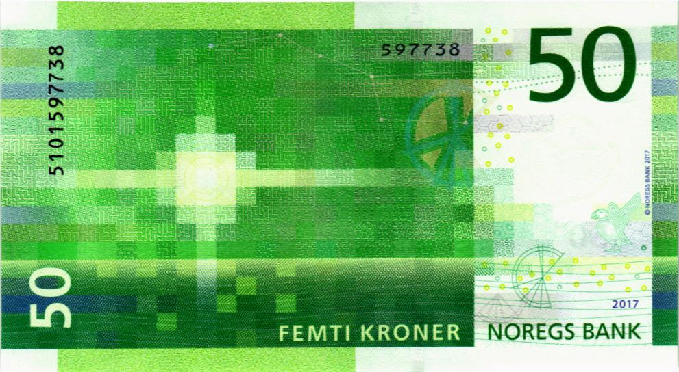 НОРВЕГИЯ 50 КРОН мини 2