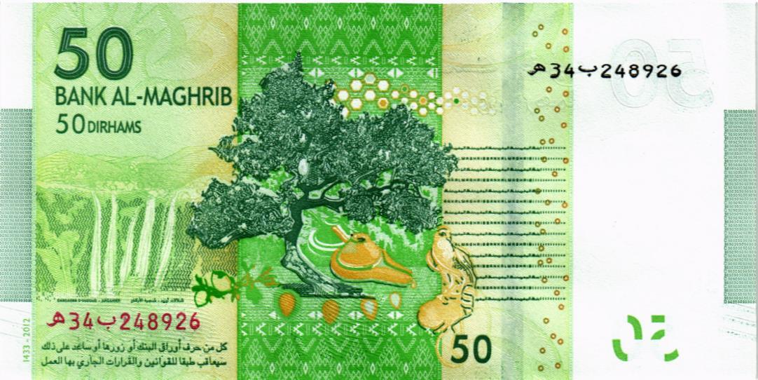МАРОККО 50 ДИРХАМ мини 2