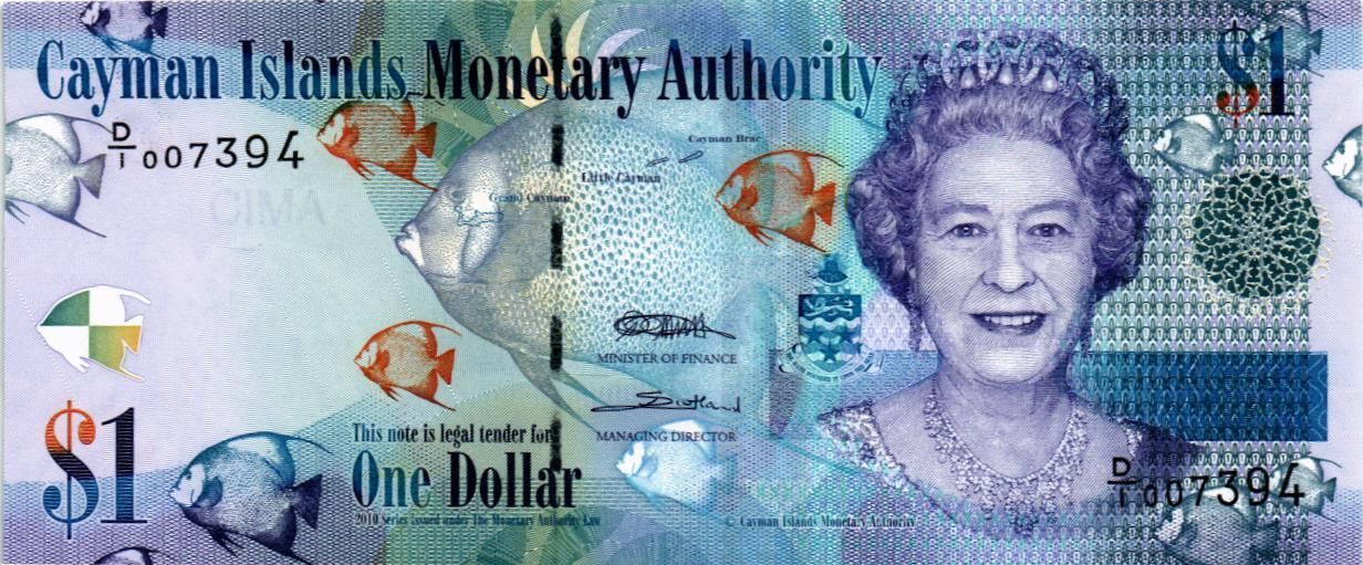 КАЙМАНОВЫ ОСТРОВА 1 ДОЛЛАР 
