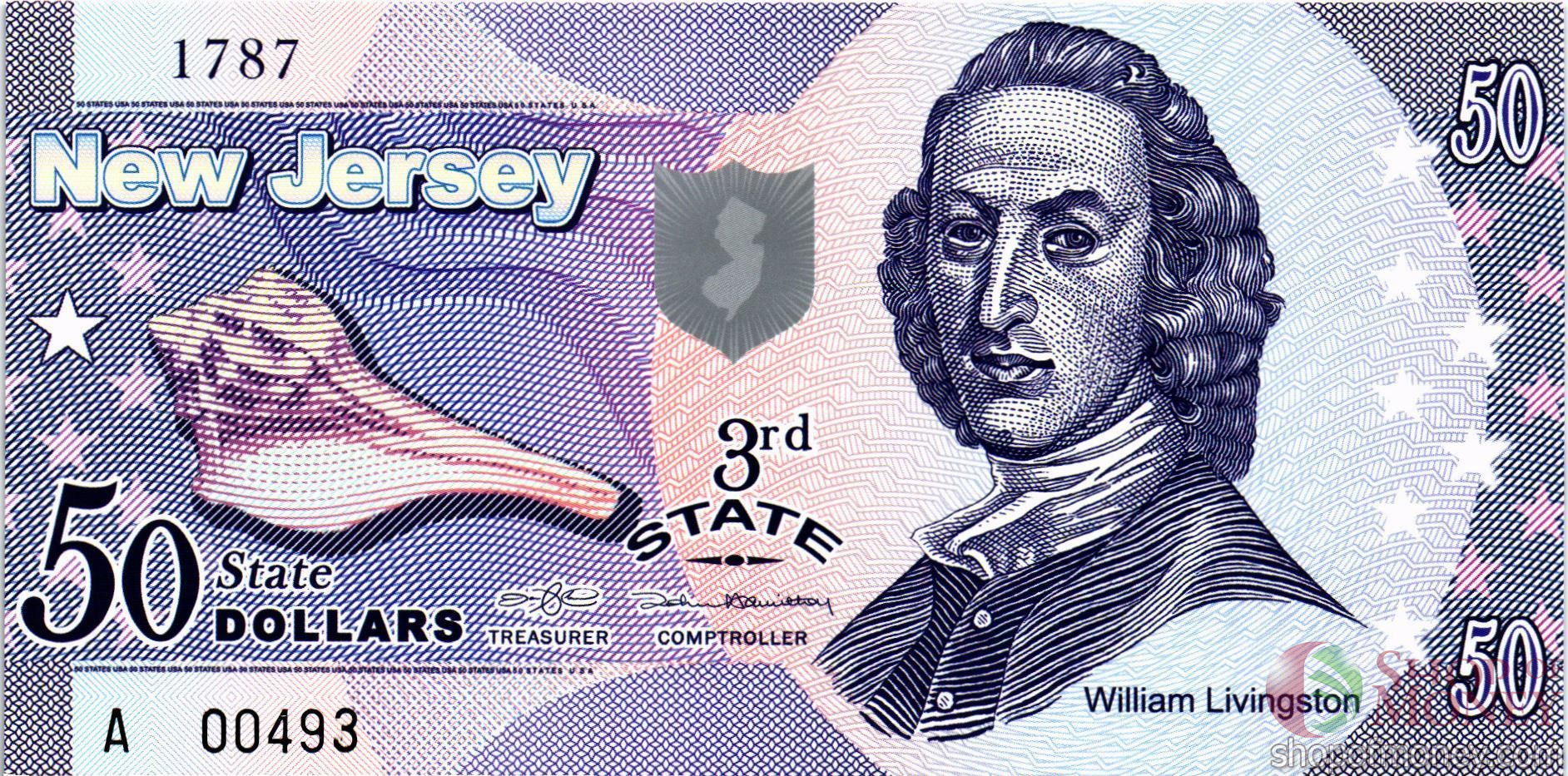 НЬЮ-ДЖЕРСИ 50 ДОЛЛАРОВ