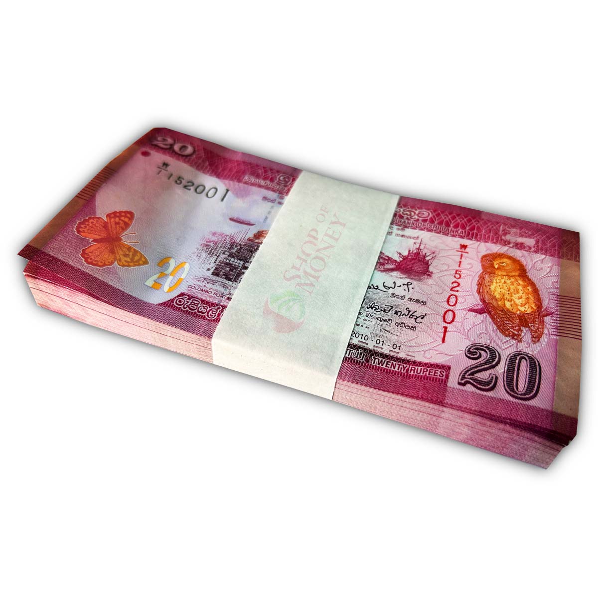 ШРИ-ЛАНКА 20 РУПИЙ (100 БАНКНОТ)