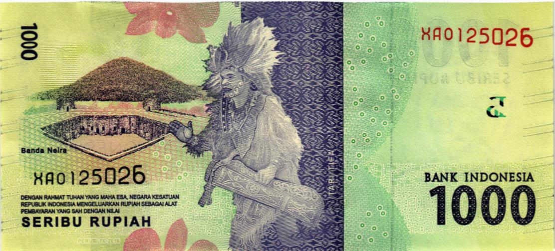 ИНДОНЕЗИЯ 1000 РУПИЙ мини 2