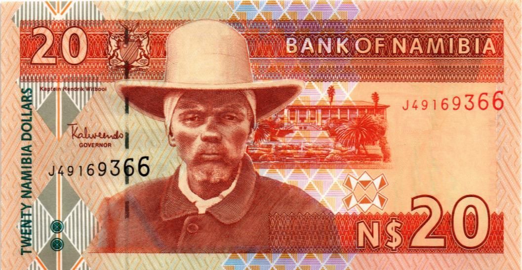 НАМИБИЯ 20 ДОЛЛАРОВ мини 1