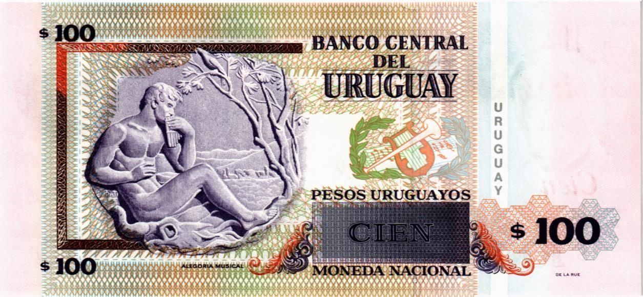 УРУГВАЙ 100 ПЕСО мини 2