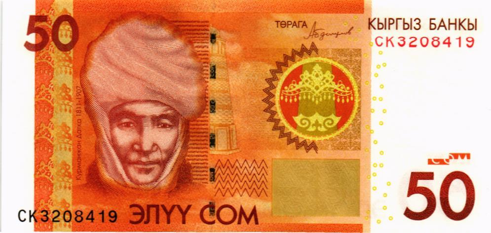КИРГИЗИЯ 50 СОМ мини 1
