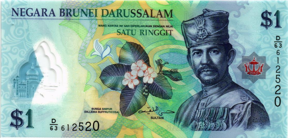 БРУНЕЙ 1 РИНГГИТ мини 1