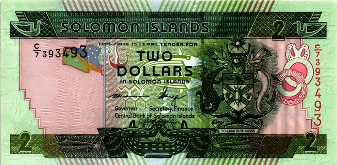 СОЛОМОНОВЫ ОСТРОВА 2 ДОЛЛАРА