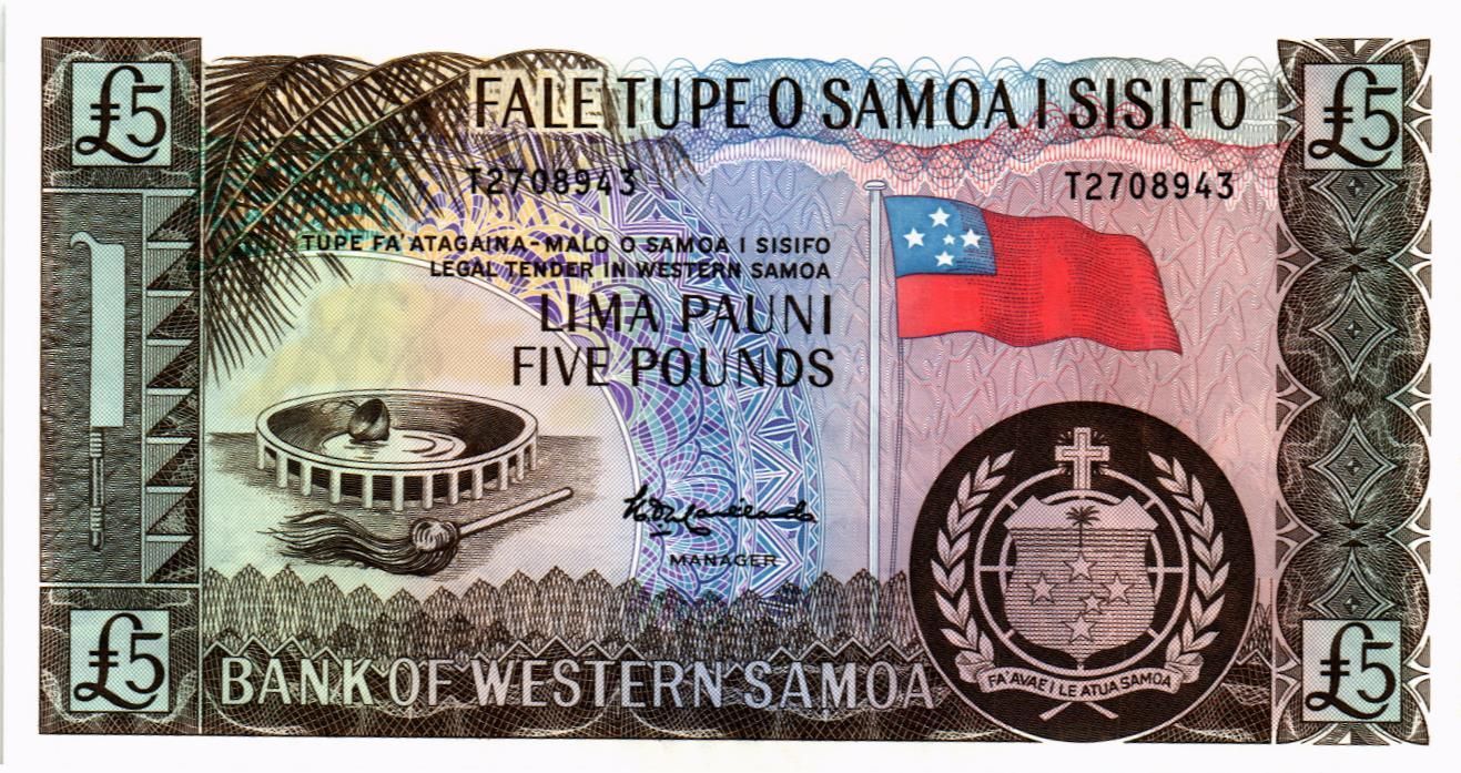САМОА 5 ФУНТОВ (REPRINT) мини 1