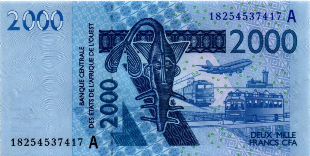 WAS - КОТ-Д'ИВУАР 2000 ФРАНКОВ (A)