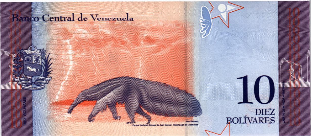 ВЕНЕСУЭЛА 10 БОЛИВАР мини 2