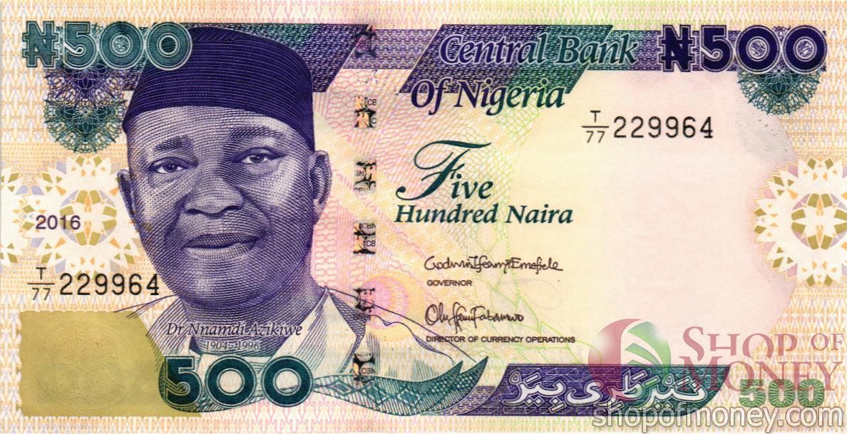 НИГЕРИЯ 500 НАЙРА мини 1