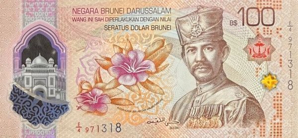 БРУНЕЙ 100 РИНГГИТ мини 1