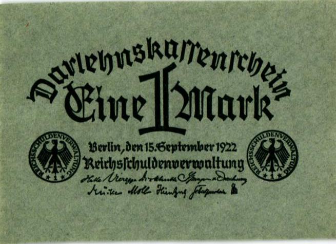 ГЕРМАНИЯ 1 МАРКА