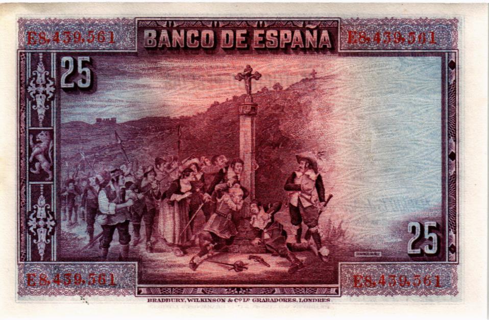 ИСПАНИЯ 25 ПЕСЕТ мини 2