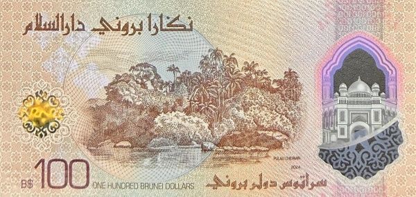 БРУНЕЙ 100 РИНГГИТ мини 2