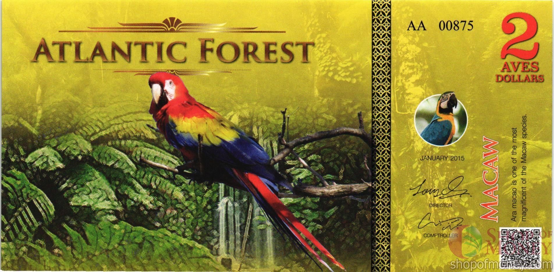 АТЛАНТИЧЕСКИЙ ЛЕС 2 ДОЛЛАРА мини 1