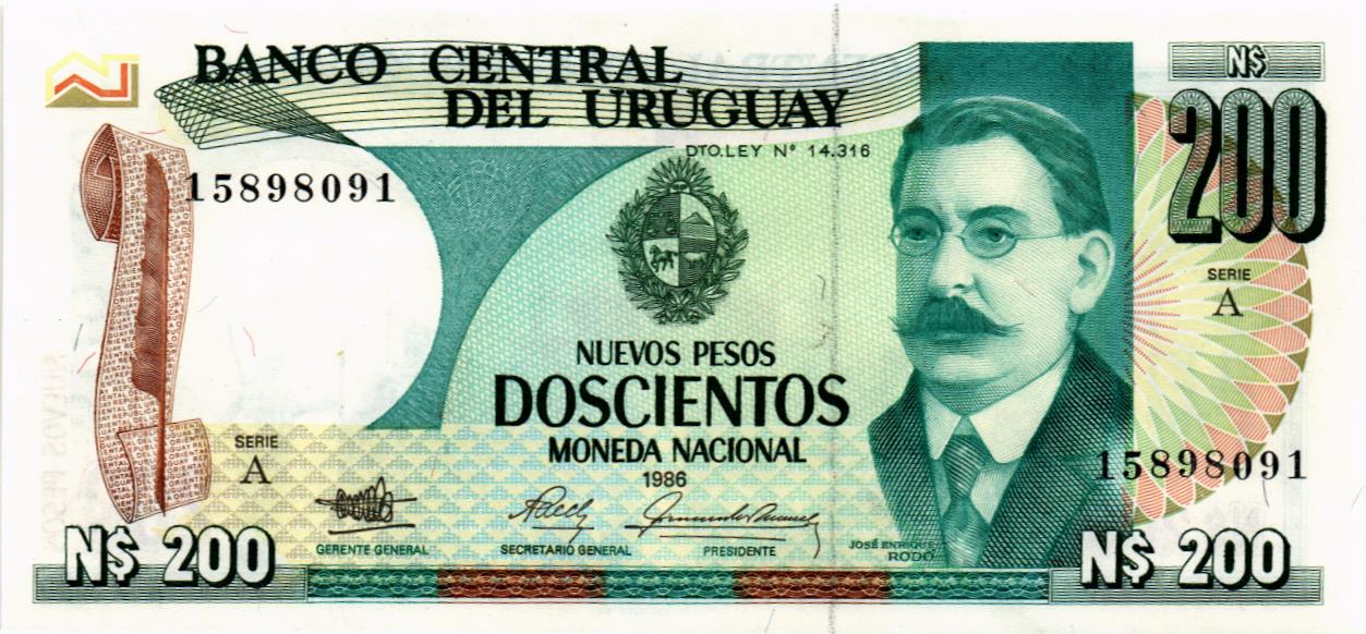 УРУГВАЙ 200 ПЕСО