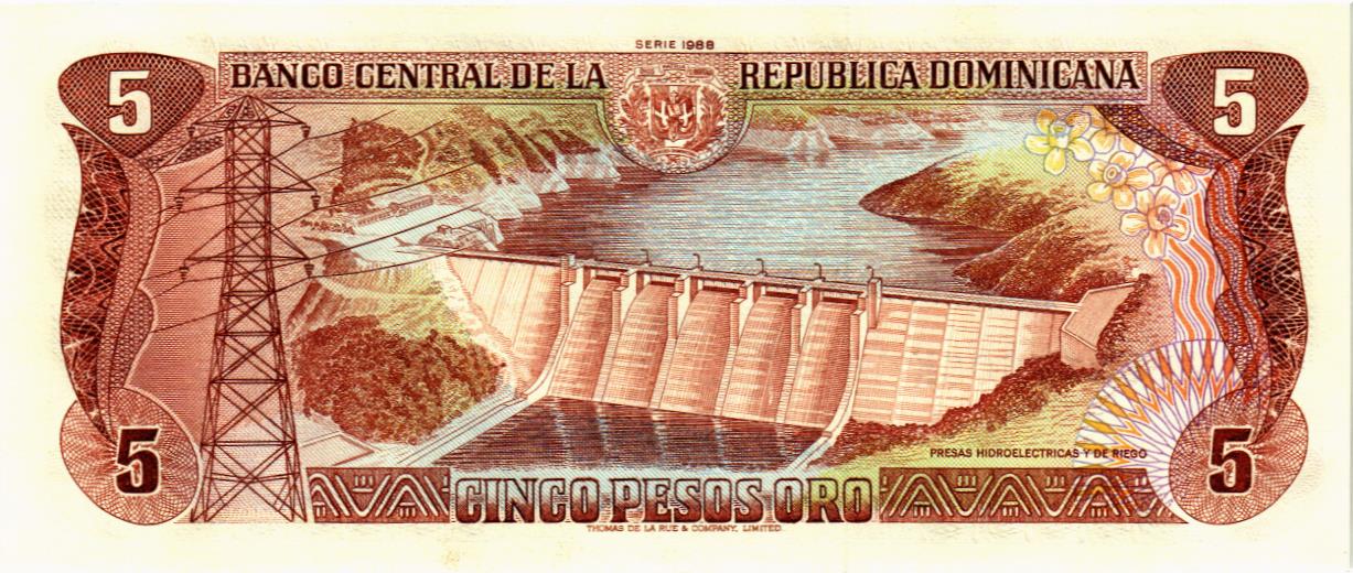 ДОМИНИКАНСКАЯ РЕСПУБЛИКА 5 ПЕСО мини 2