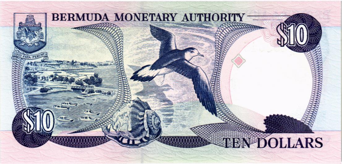 БЕРМУДСКИЕ ОСТРОВА 10 ДОЛЛАРОВ мини 2