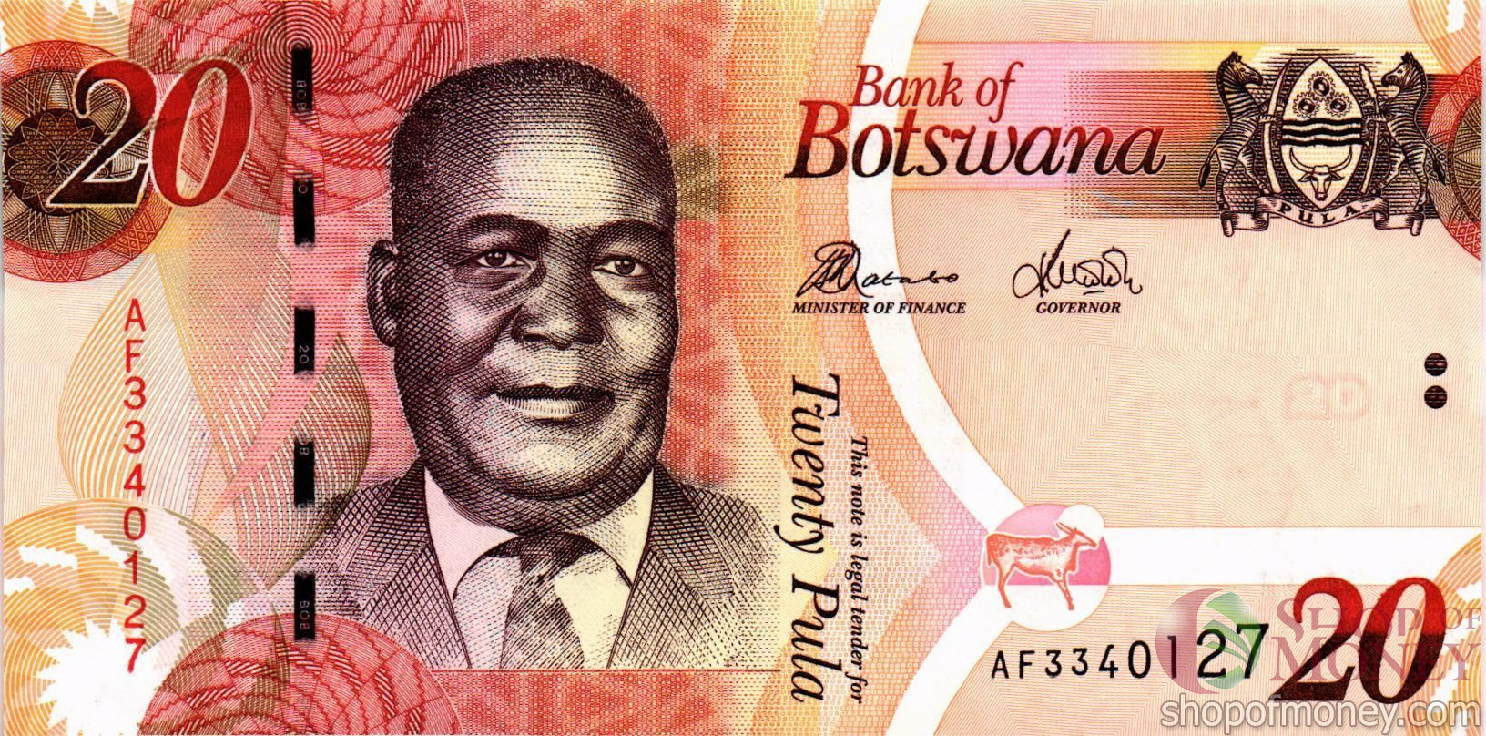 БОТСВАНА 20 ПУЛА