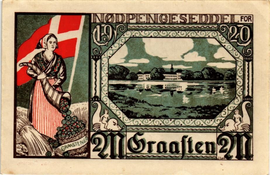 ДАНИЯ-ГЕРМАНИЯ 2 МАРКИ (НОТГЕЛЬД) мини 1