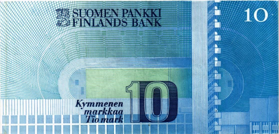 ФИНЛЯНДИЯ 10 МАРОК мини 2