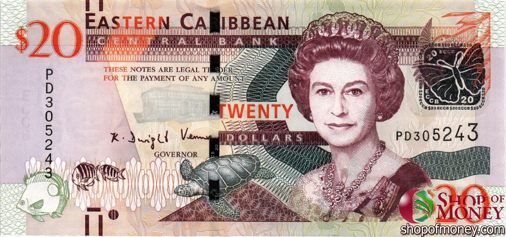 ВОСТОЧНЫЕ КАРИБЫ 20 ДОЛЛАРОВ мини 1
