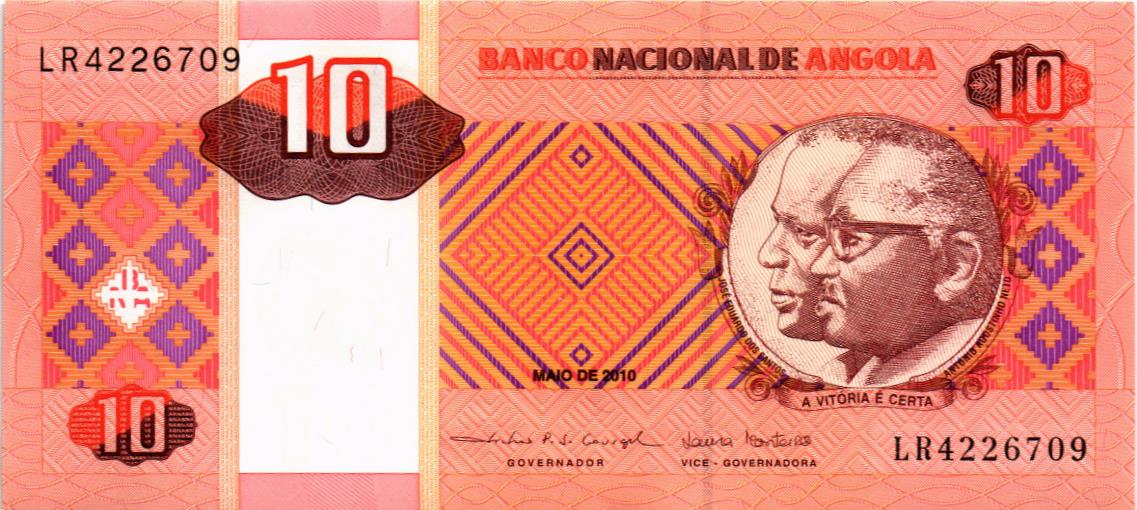 АНГОЛА 10 КВАНЗА мини 1