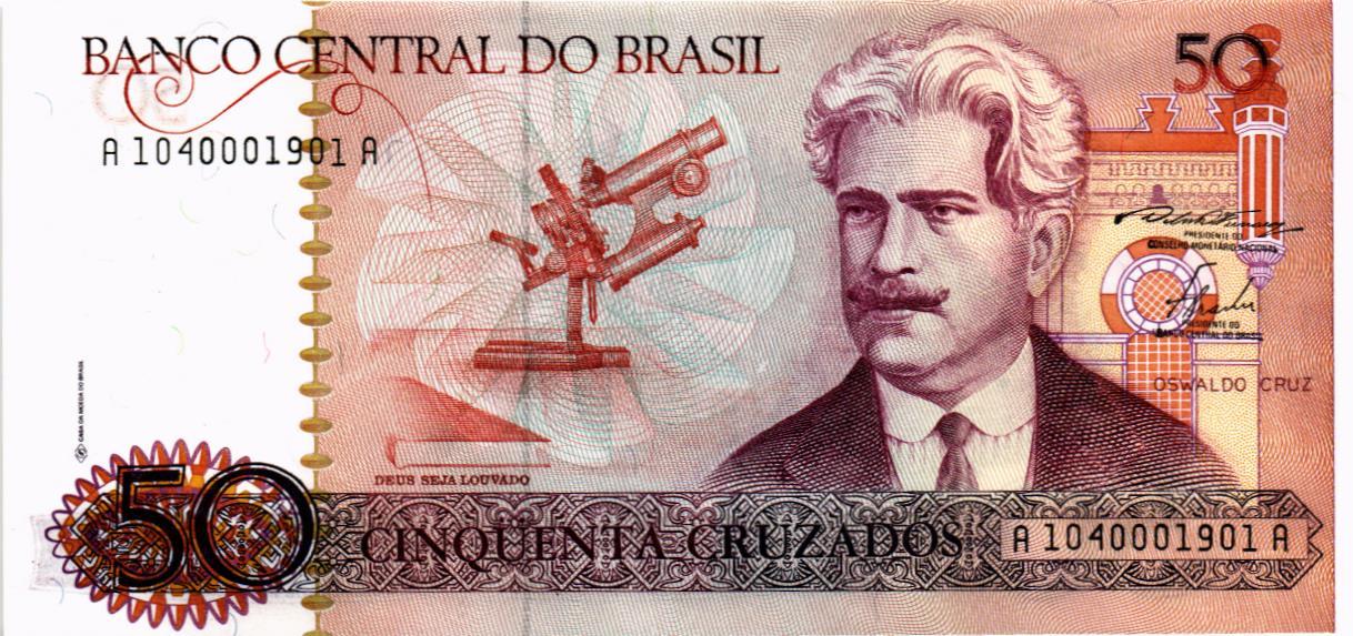 БРАЗИЛИЯ 50 КРУЗАДО мини 1