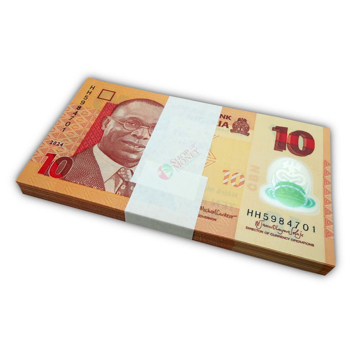 НИГЕРИЯ 10 НАЙРА (100 БАНКНОТ)