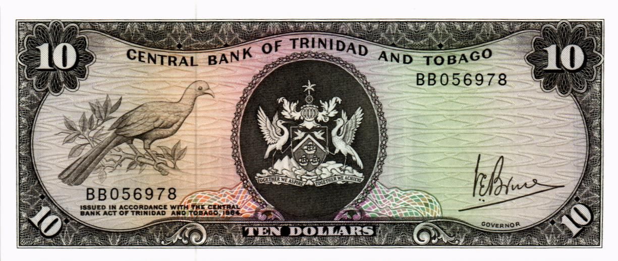 ТРИНИДАД И ТОБАГО 10 ДОЛЛАРОВ