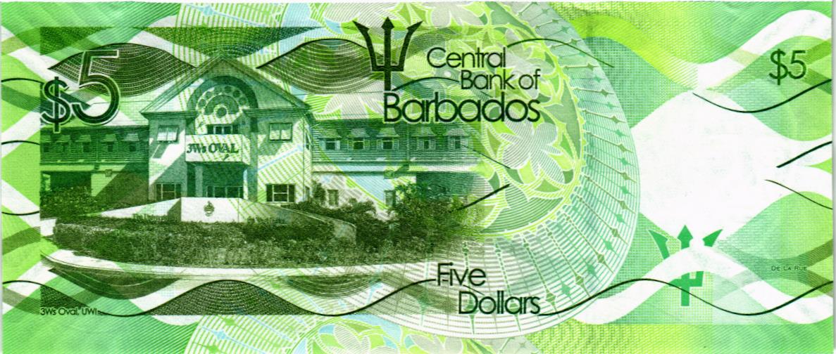 БАРБАДОС 5 ДОЛЛАРОВ мини 2