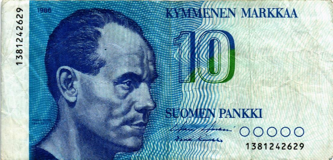 ФИНЛЯНДИЯ 10 МАРОК мини 1