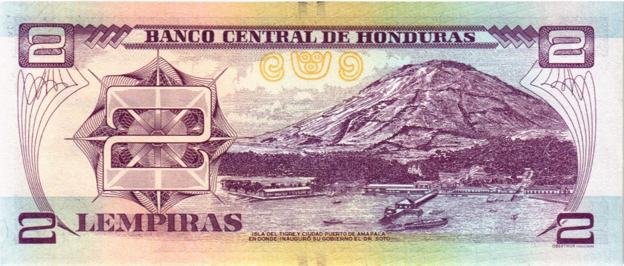 ГОНДУРАС 2 ЛЕМПИРЫ мини 2