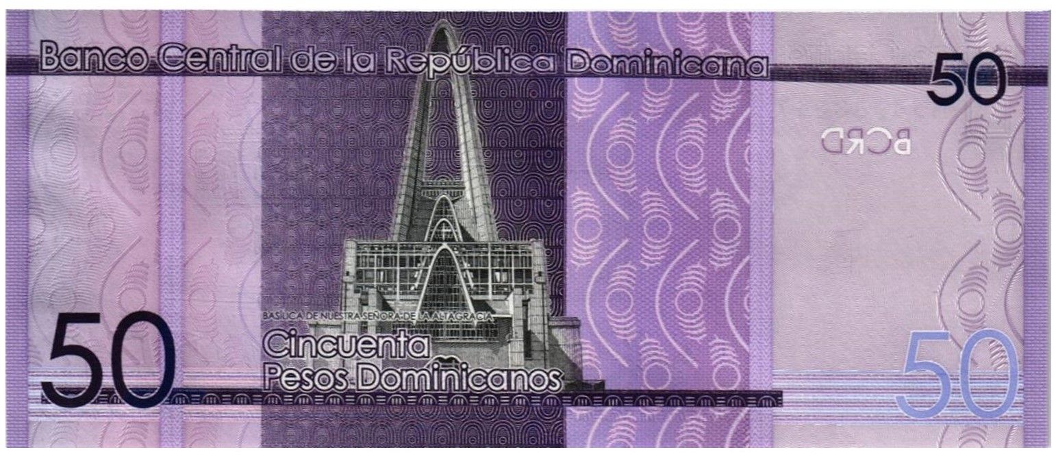 ДОМИНИКАНСКАЯ РЕСПУБЛИКА 50 ПЕСО мини 2