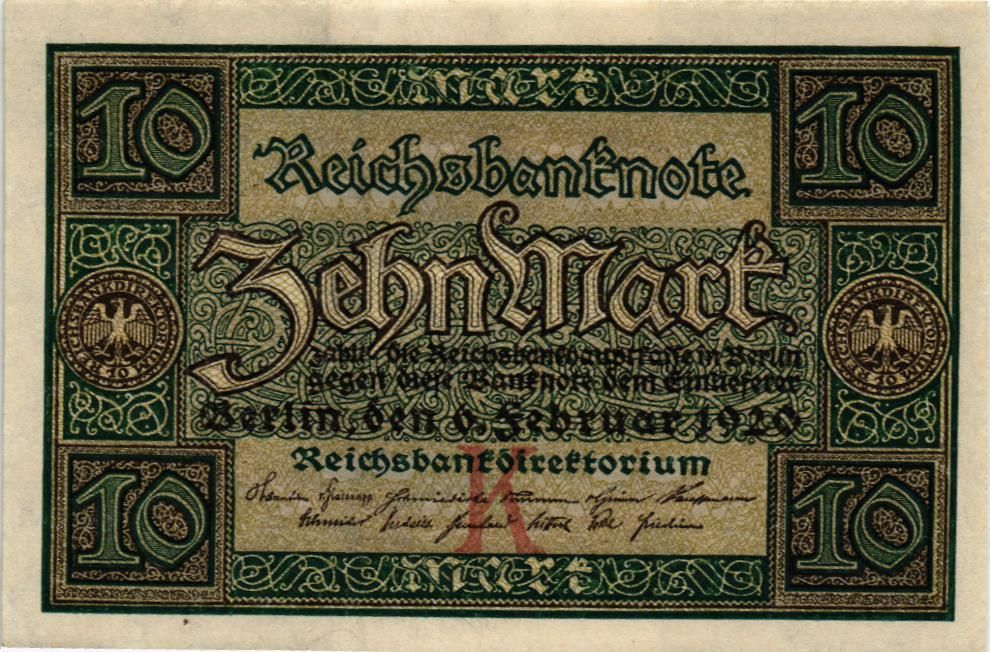 ГЕРМАНИЯ 10 МАРОК