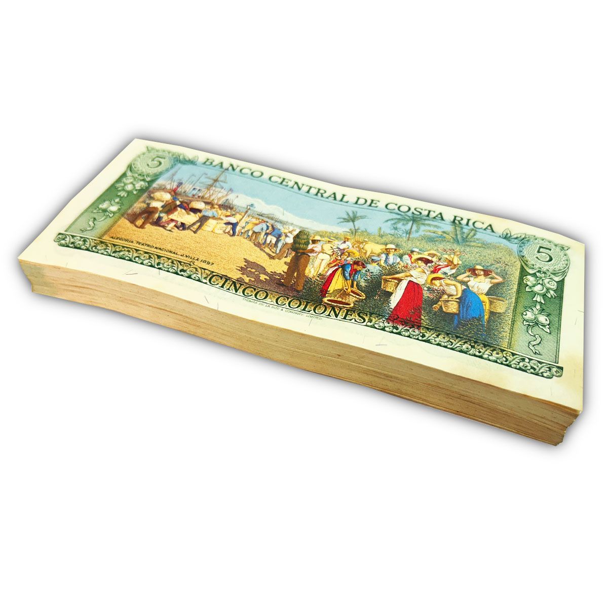 КОСТА-РИКА 5 КОЛОН (100 БАНКНОТ) мини 2
