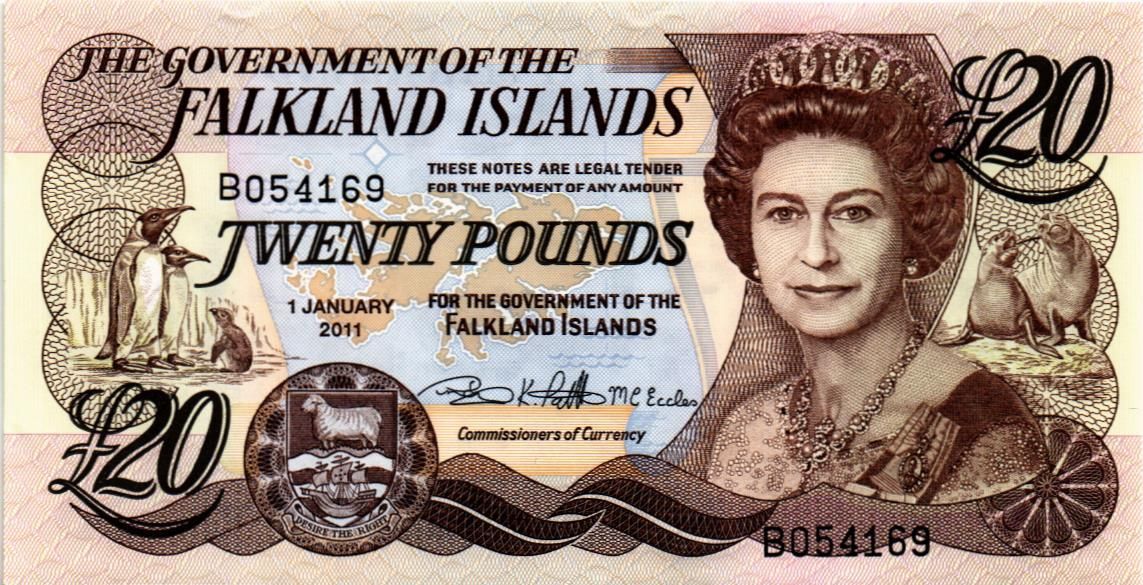 ФОЛКЛЕНДСКИЕ ОСТРОВА 20 ФУНТОВ