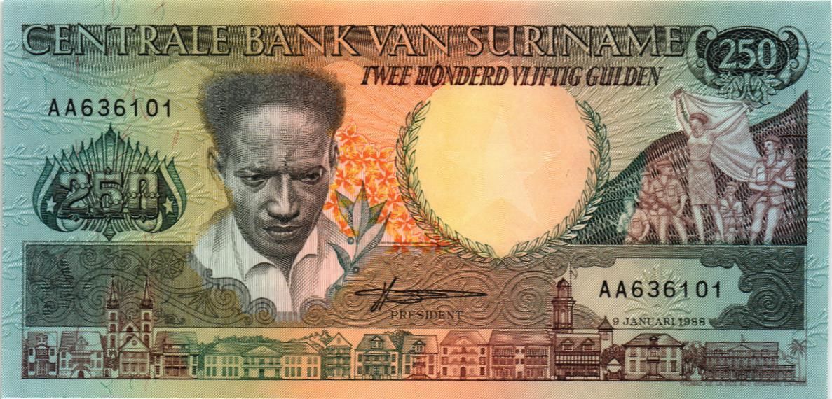 СУРИНАМ 250 ГУЛЬДЕНОВ мини 1