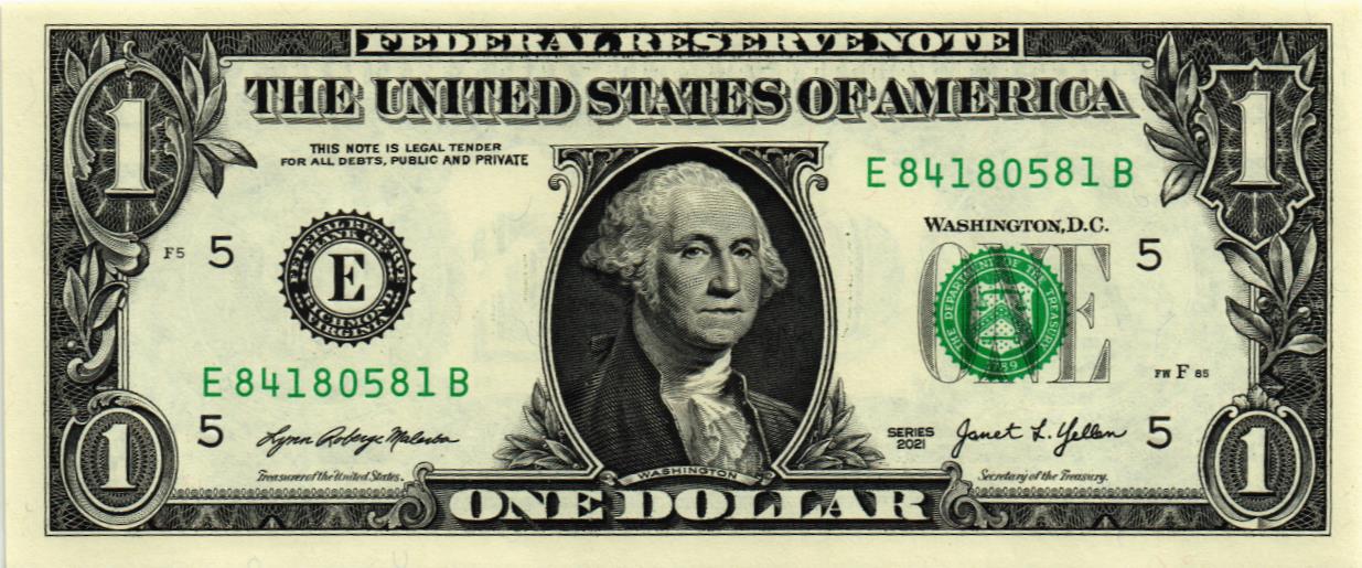 США 1 ДОЛЛАР (E - РИЧМОНД)