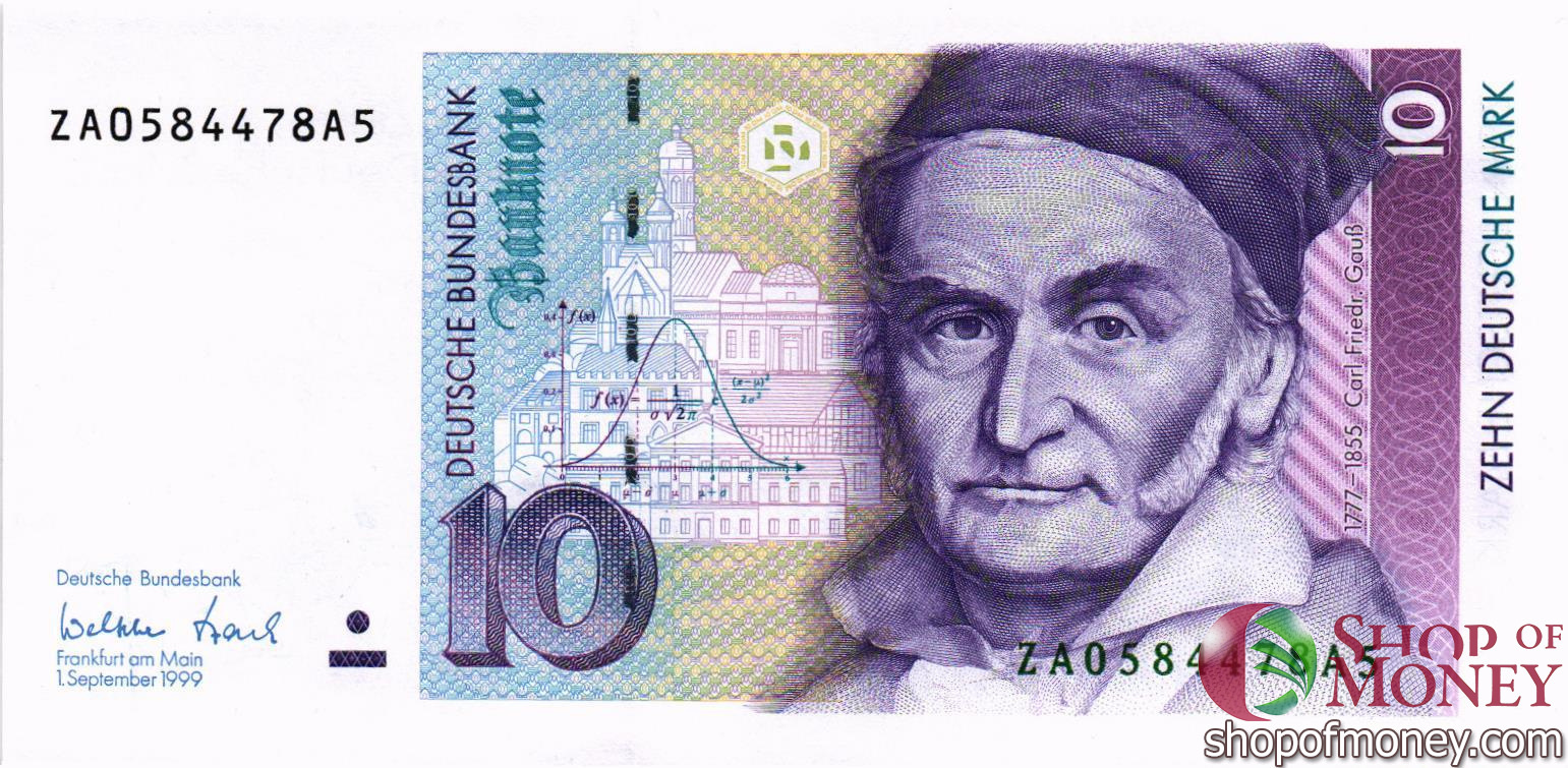 ГЕРМАНИЯ 10 МАРОК (-ZA-ПРЕФИКС)