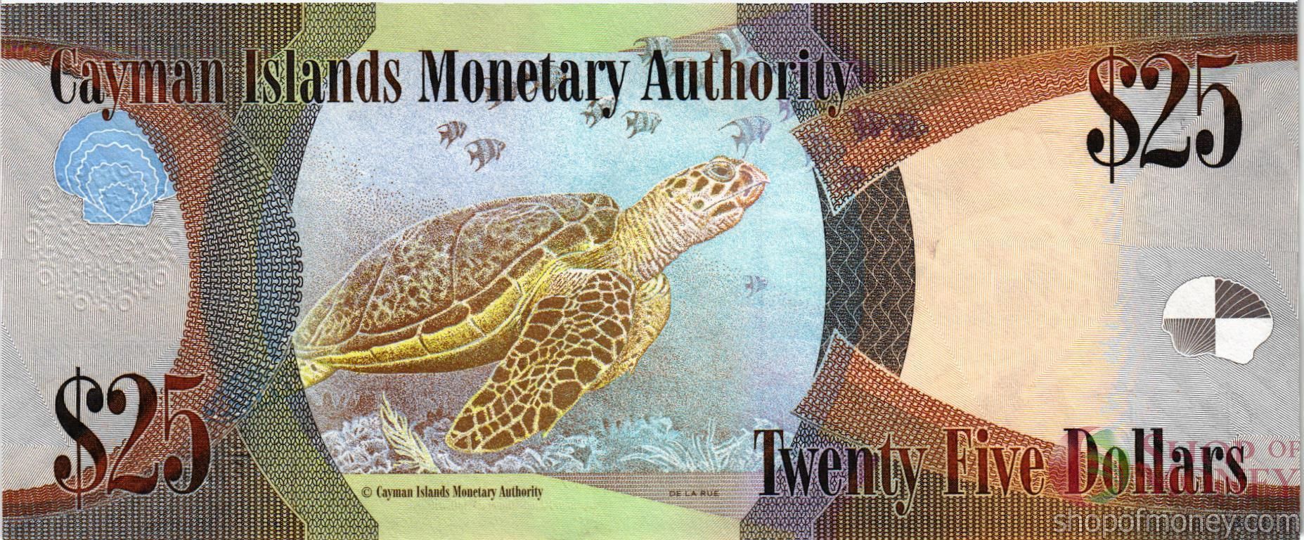 КАЙМАНОВЫ ОСТРОВА 25 ДОЛЛАРОВ мини 2
